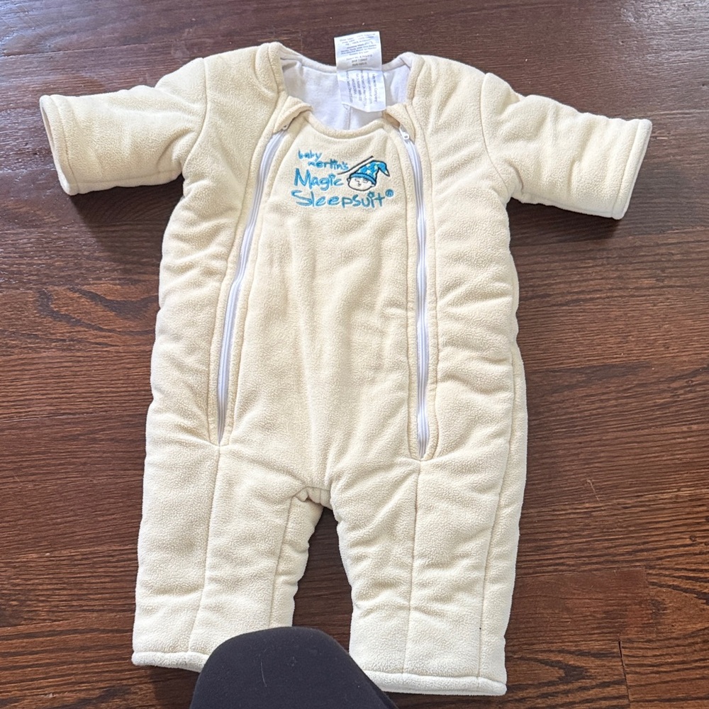 Baby Merlin's Magic Sleepsuit Cream Footie